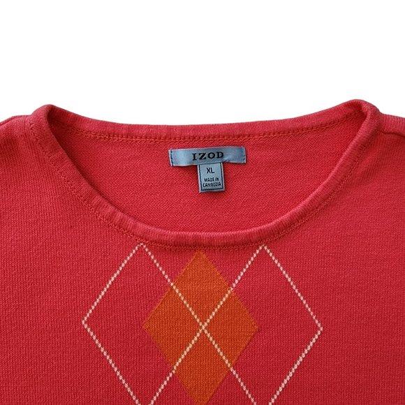 Izod Pink Sweater Size XL - Picture 5 of 13